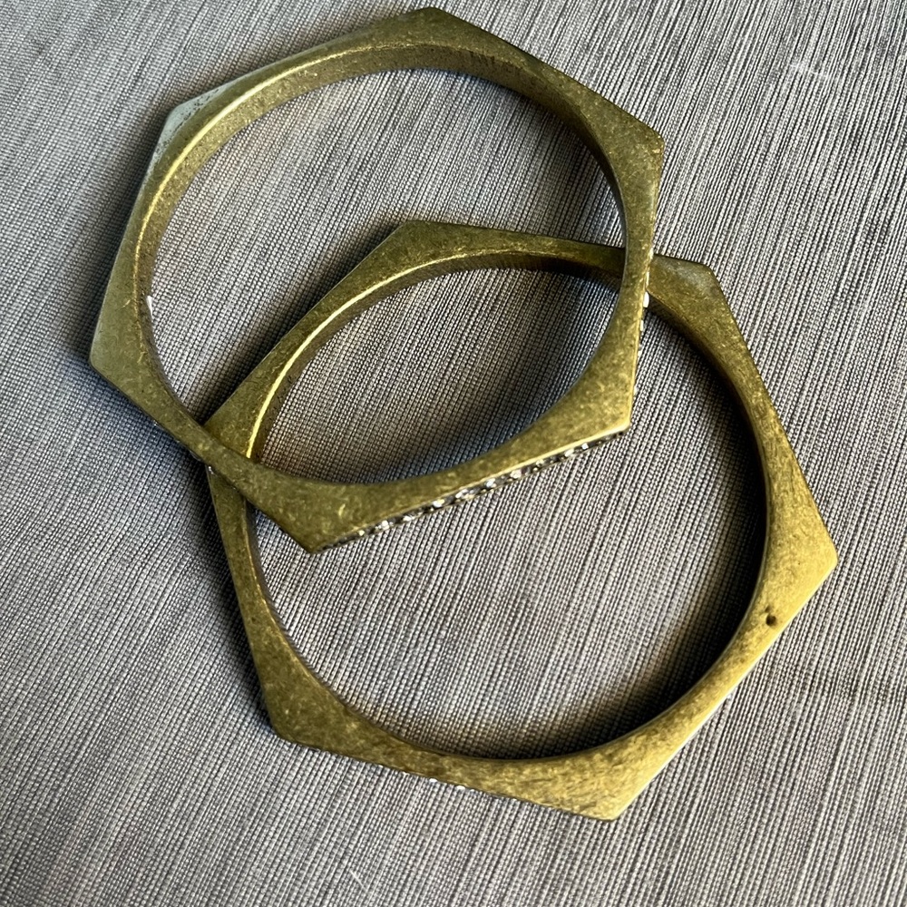 Chloe + Isabel pave bangle bracelets.